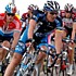 Kim Kirchen, Andy and Frank Schleck behind Popovych during the Flche Wallonne 2007